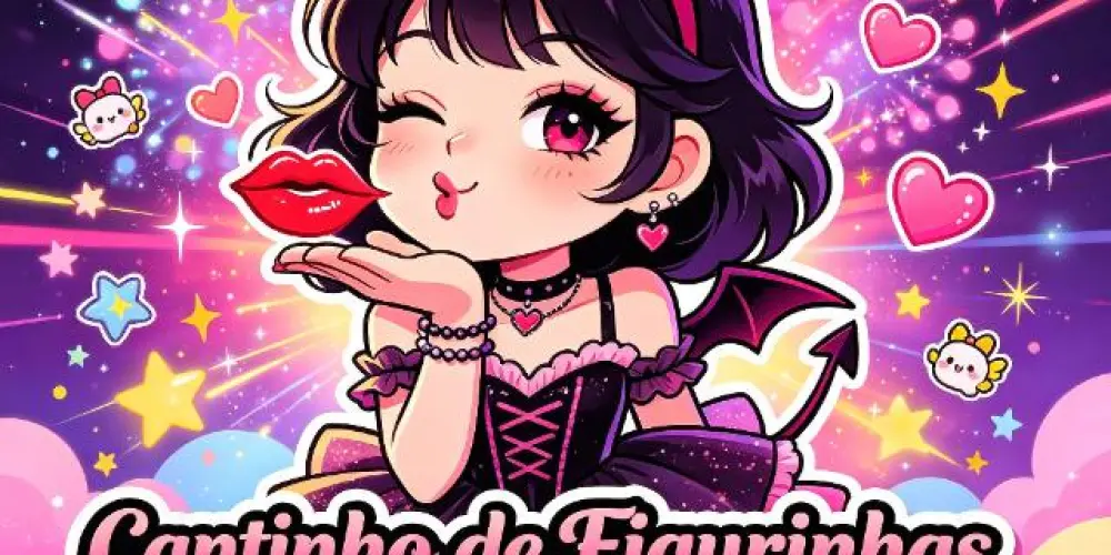 Imagem do grupo de WhatsApp Cantinho de figurinhas da Lunática Diabinha💋