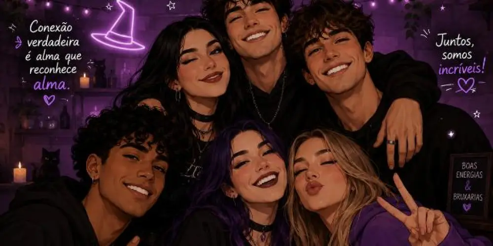 Imagem do grupo de WhatsApp Cantinho dos amigos 🔮🍀✨