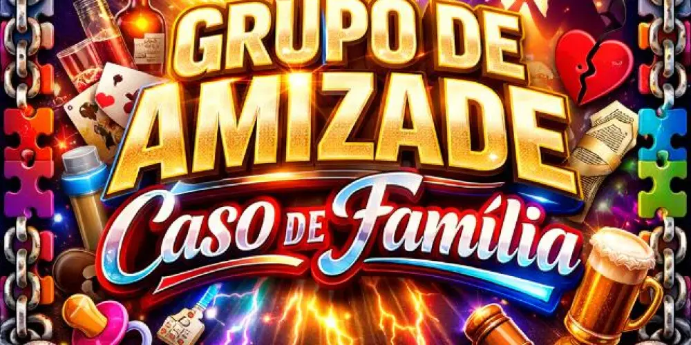 Imagem do grupo de WhatsApp Caso de família