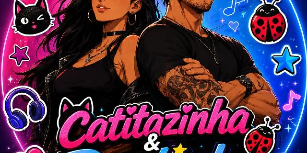 Imagem do grupo de WhatsApp 🐱🐞 Catitazinha & Pestinha • Amizade, Músicas & Figurinhas 💚✨