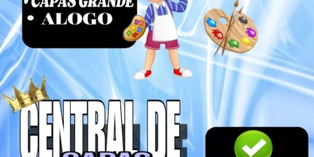 Imagem do grupo de WhatsApp [ 🎨] CENTRAL CAPAS  [ 👨‍🎨]