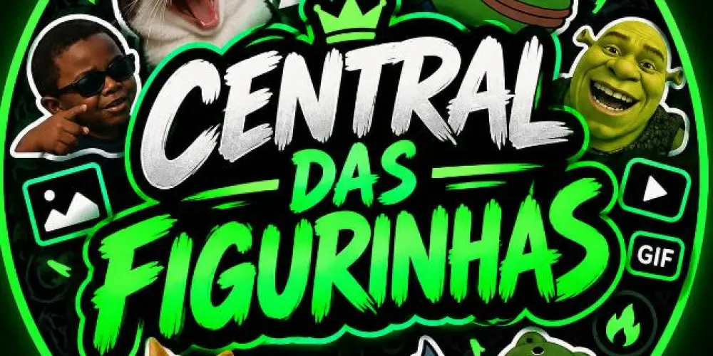 Imagem do grupo de WhatsApp Central das Figurinhas