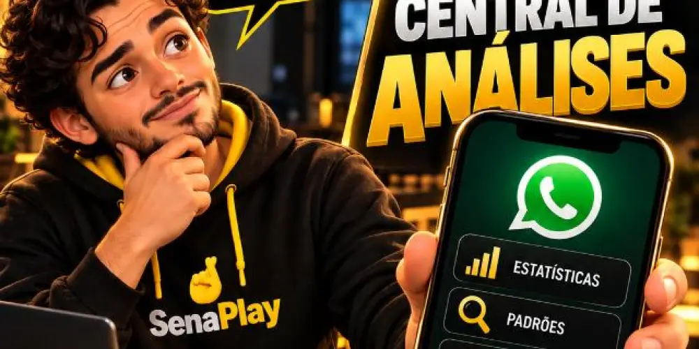 Imagem do grupo de WhatsApp CENTRAL DE ANÁLISES-senaplay