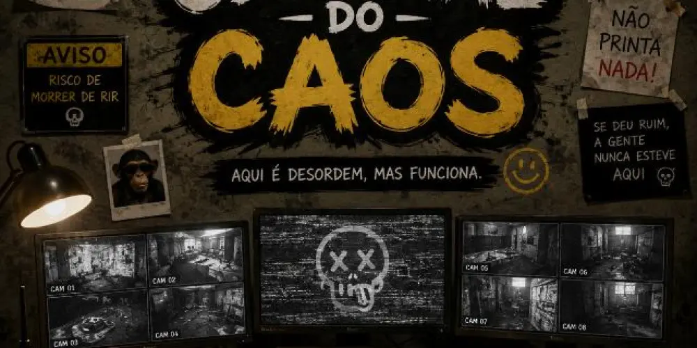 Imagem do grupo de WhatsApp ⚠️ C̷e̷n̷t̷r̷a̷l̷ ̷d̷o̷ ̷c̷a̷o̷s̷ ̷ ⚠️
