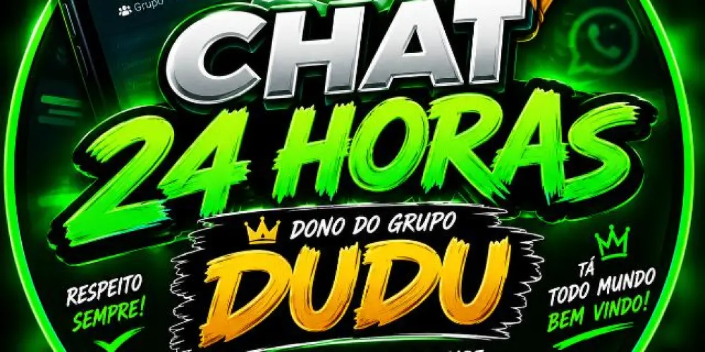 Imagem do grupo de WhatsApp CHAT 24 HORAS🤝👀