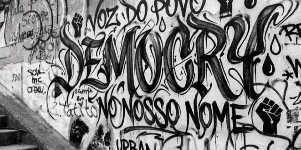 Imagem do grupo de WhatsApp chat' democry'