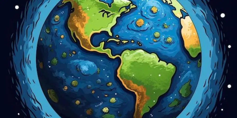 Imagem do grupo de WhatsApp Chat global