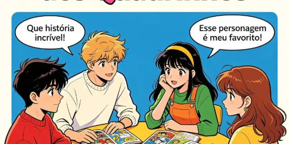 Imagem do grupo de WhatsApp Clube da literatura dos quadrinhos