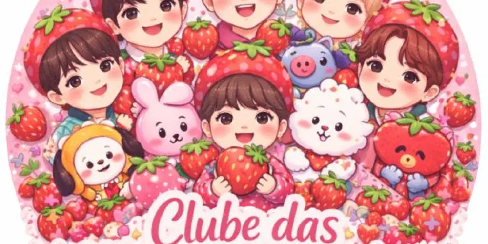 Imagem do grupo de WhatsApp 🍓𓂃🎀 Clube das Moranguinhas ARMY 🎀𓂃🍓