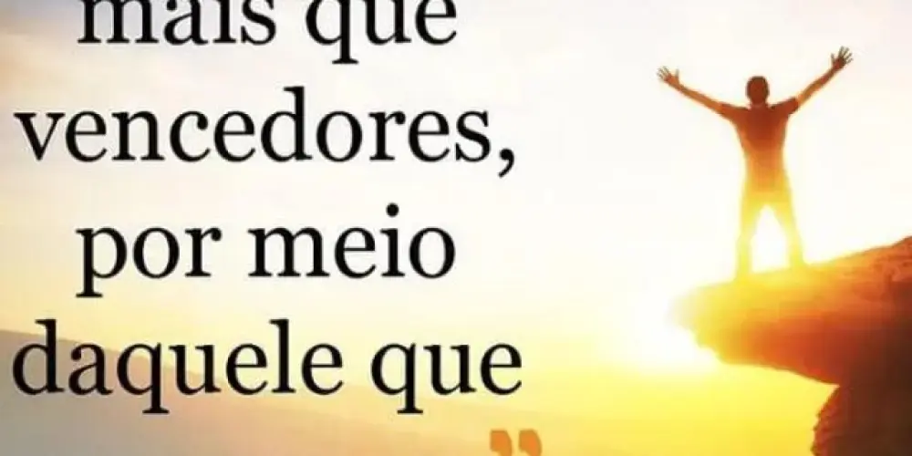 Imagem do grupo de WhatsApp COM DEUS SOMOS MAIS QUE VENCEDORES