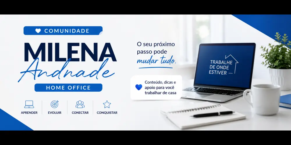 Imagem do grupo de WhatsApp 💙 Comunidade Milena Andrade | Home Office