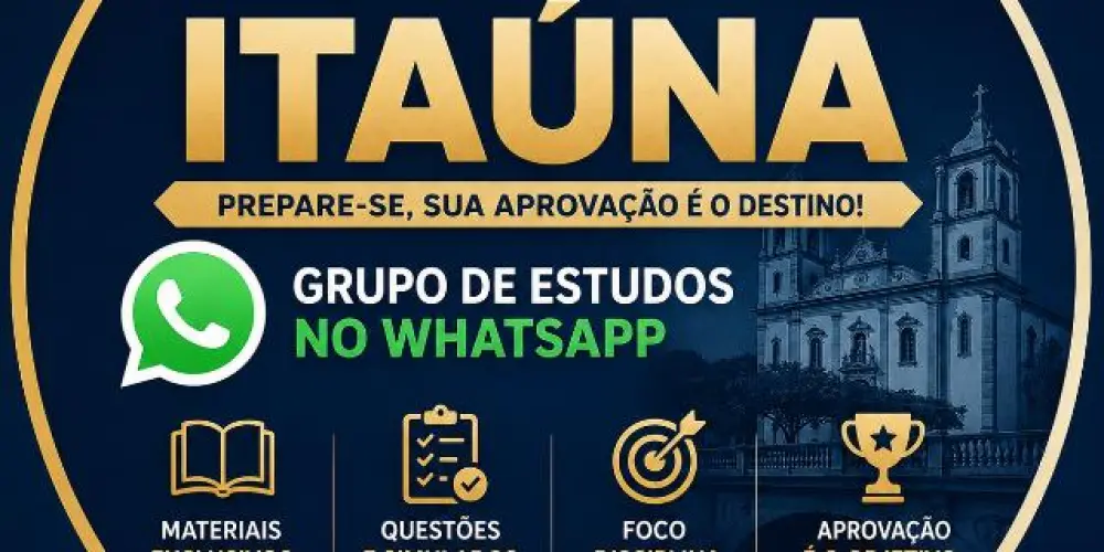 Imagem do grupo de WhatsApp Concurso Prefeitura de Itaúna