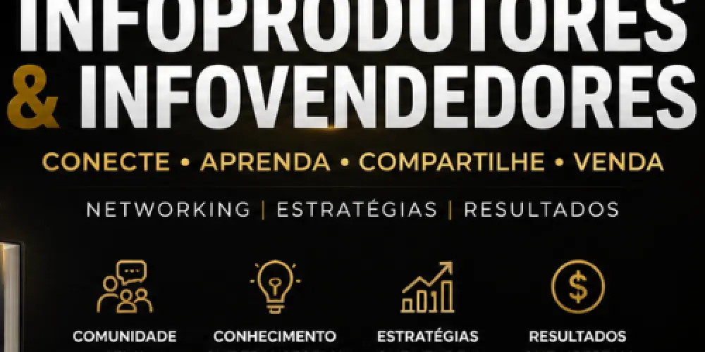 Imagem do grupo de WhatsApp Conectando Info-produtores a Info-vendedores