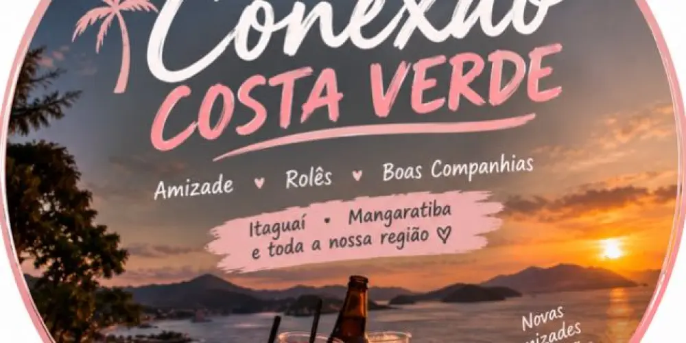 Imagem do grupo de WhatsApp Conexão Costa Verde 🌴