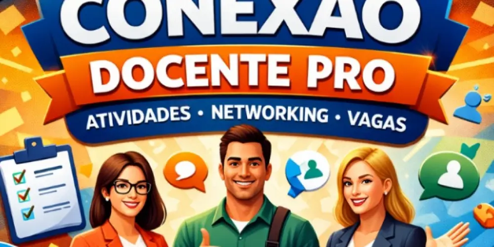 Imagem do grupo de WhatsApp 🌐 Conexão Docente Pro | Atividades, Networking, Vagas.