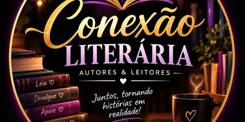Imagem do grupo de WhatsApp Conexão Literária 📚