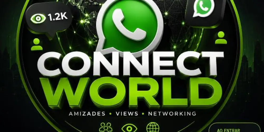 Imagem do grupo de WhatsApp 🌍 CONNECT WORLD 👁️