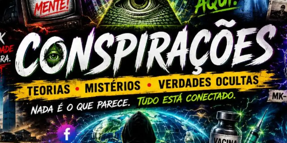 Imagem do grupo de WhatsApp Conspiracy Theory Community
