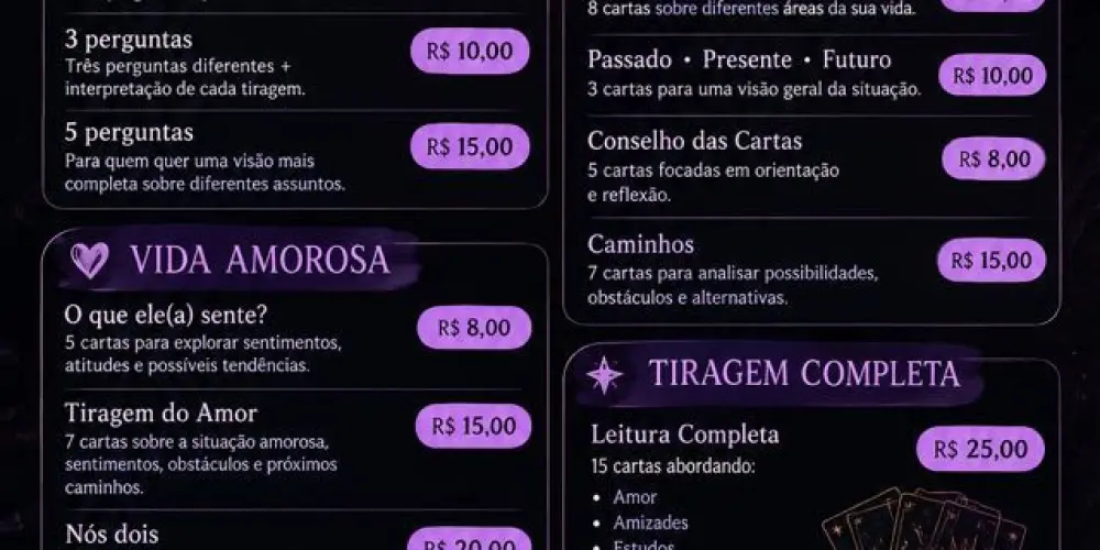 Imagem do grupo de WhatsApp Consulta de tarot