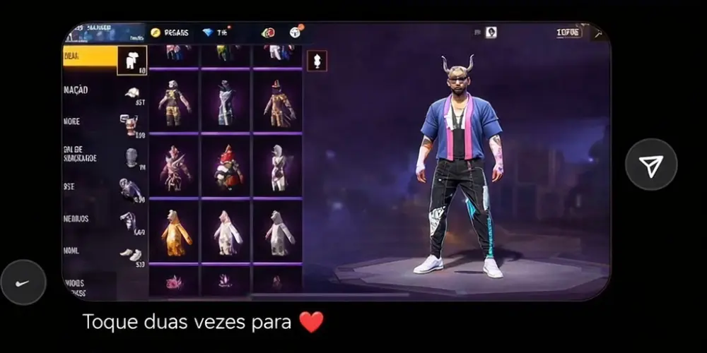 Imagem do grupo de WhatsApp CONTA DE FREE FIRE GRÁTIS 🎁👀