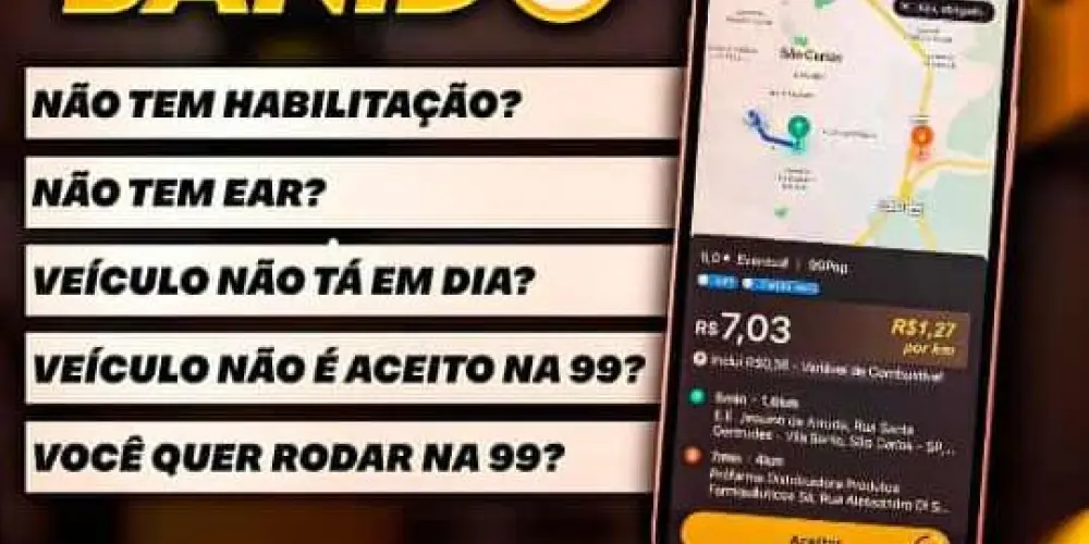 Imagem do grupo de WhatsApp CONTAS 99 MOTORISTA