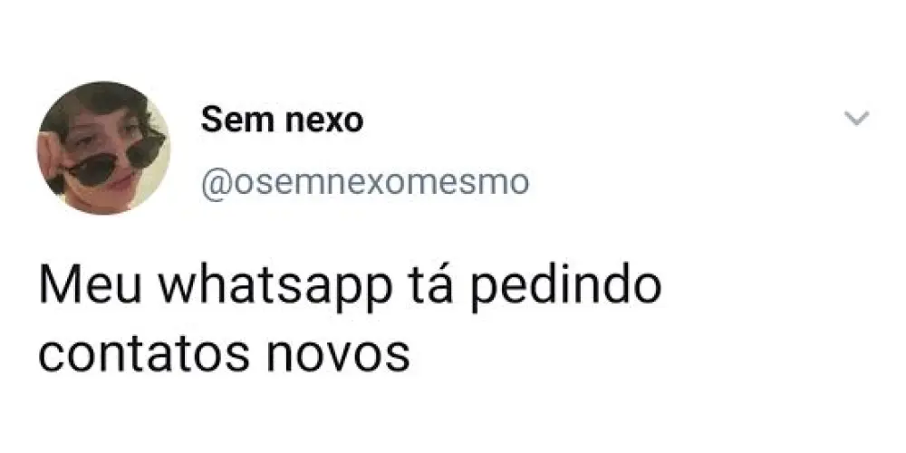 Imagem do grupo de WhatsApp CONTATOS NOVOS