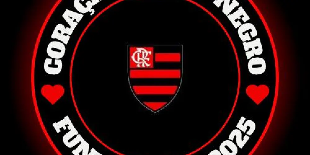 Imagem do grupo de WhatsApp Coração Rubro-negro