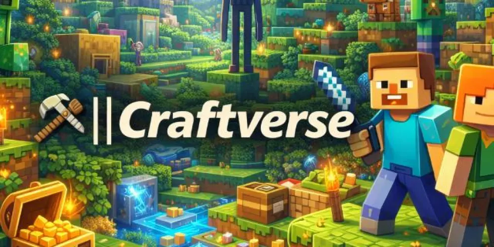 Imagem do grupo de WhatsApp ⛏️┃Craftverse