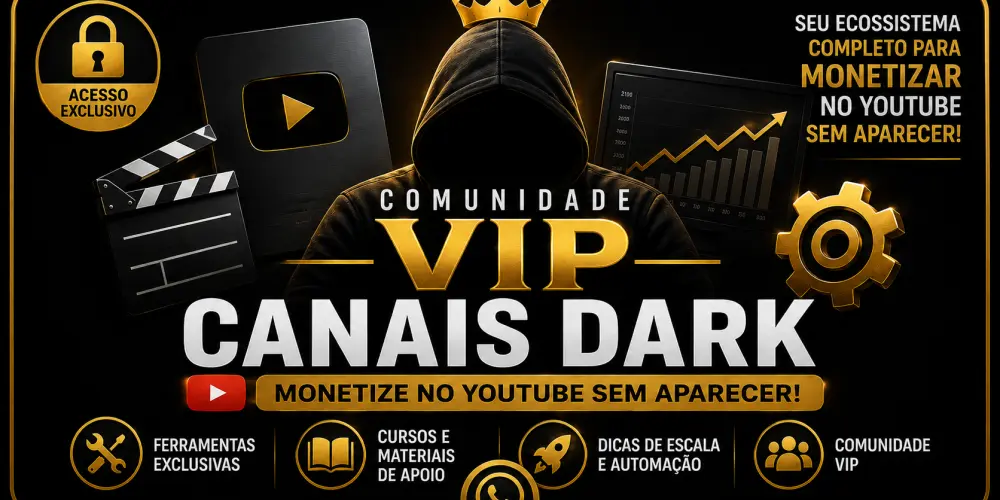 Imagem do grupo de WhatsApp Criadores Dark YouTube TikTok