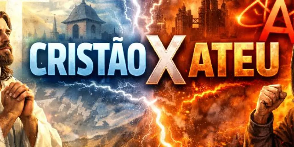 Imagem do grupo de WhatsApp CRISTÃO X ATEU