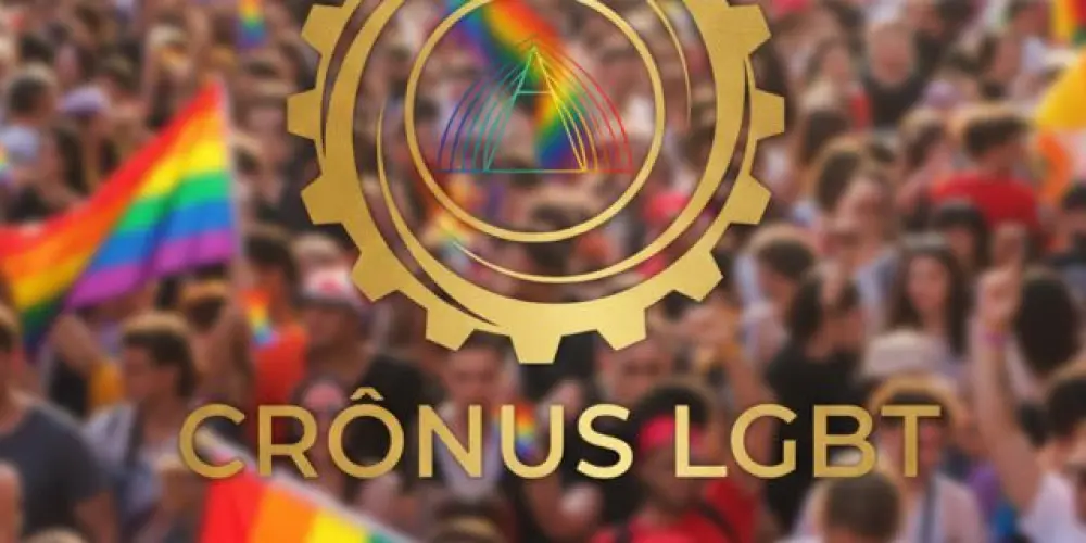 Imagem do grupo de WhatsApp CRÔNUS LGBT