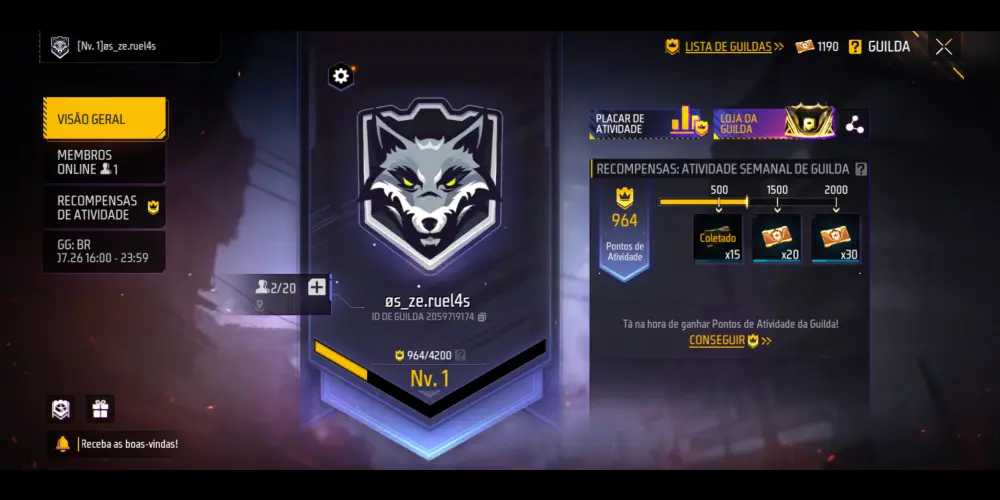 Imagem do grupo de WhatsApp CS ou Br😈