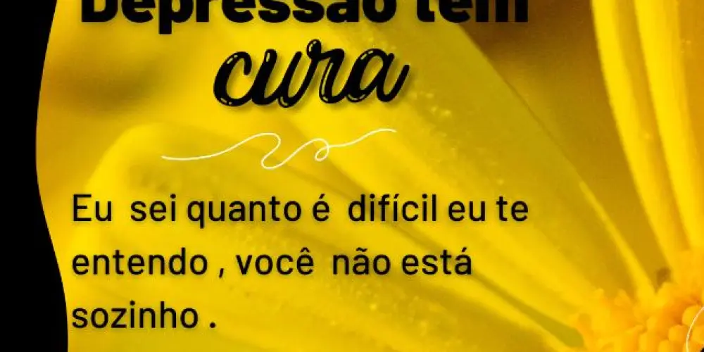 Imagem do grupo de WhatsApp Depressão tem cura