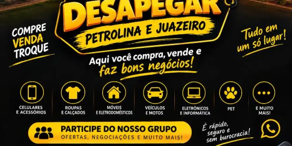 Imagem do grupo de WhatsApp DESAPEGA DO VALE  PETROLINA 🌉 JUAZEIRO