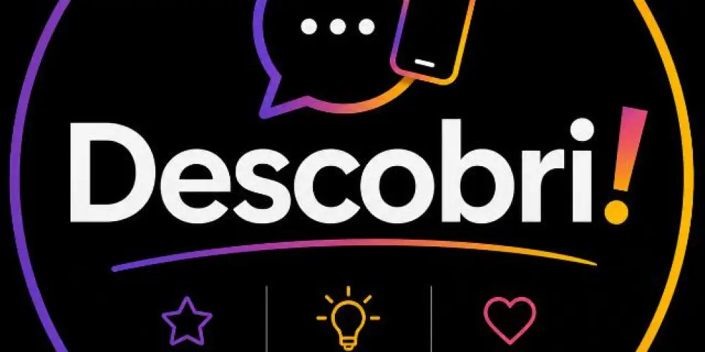 Imagem do grupo de WhatsApp Descobri! 📲