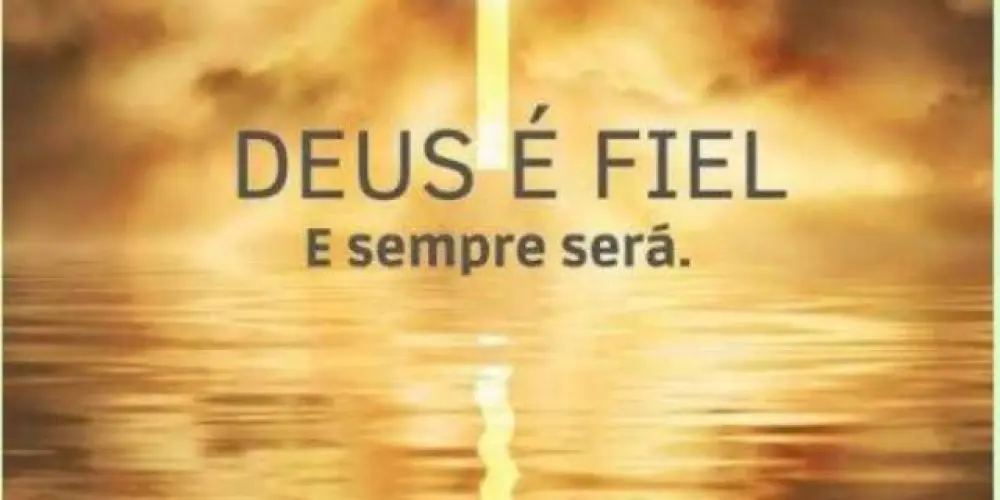 Imagem do grupo de WhatsApp Deus é fiel sempre links Cristão