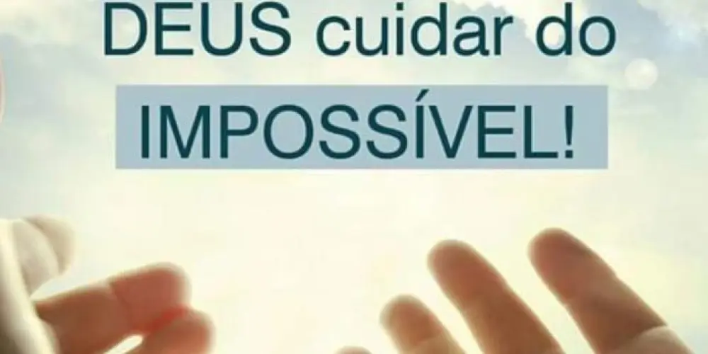 Imagem do grupo de WhatsApp Deus vai fazer o impossível em nossa vida