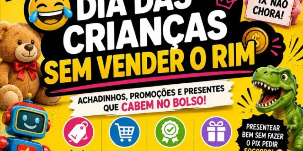 Imagem do grupo de WhatsApp 😂 Dia das Crianças Sem Vender o Rim ❤️🎉