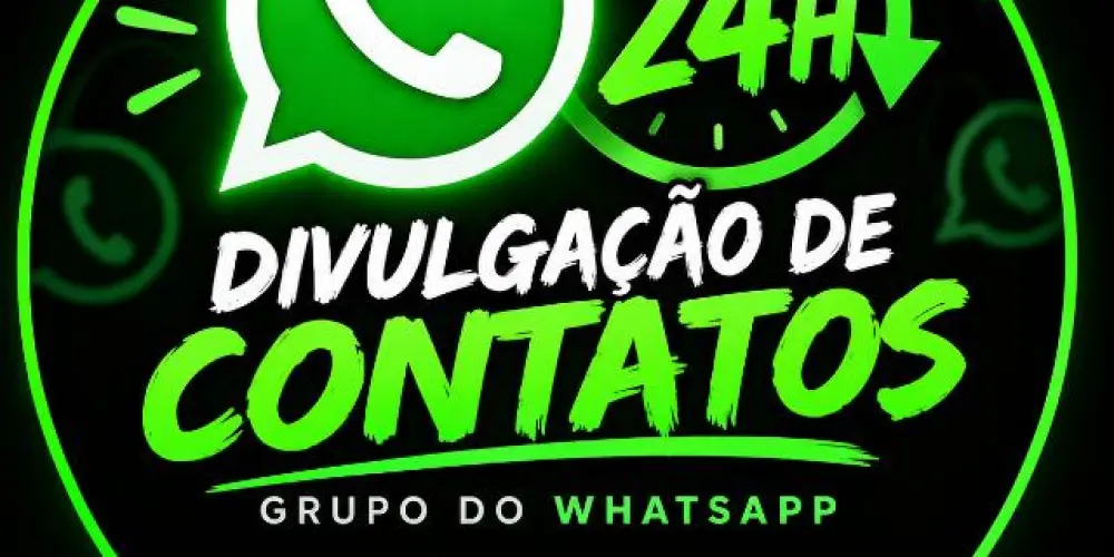 Imagem do grupo de WhatsApp Divulgação 24 horas