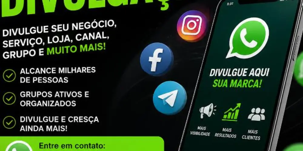 Imagem do grupo de WhatsApp Divulgação do seu negócio para 1 milhão de pessoas