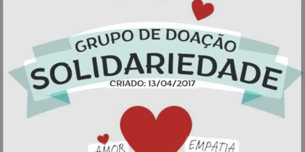 Imagem do grupo de WhatsApp DOACÃO 🥹