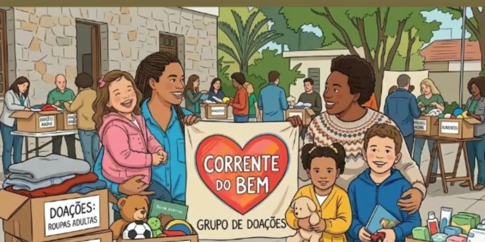 Imagem do grupo de WhatsApp DOAÇÃO E CORRENTE DO BEM