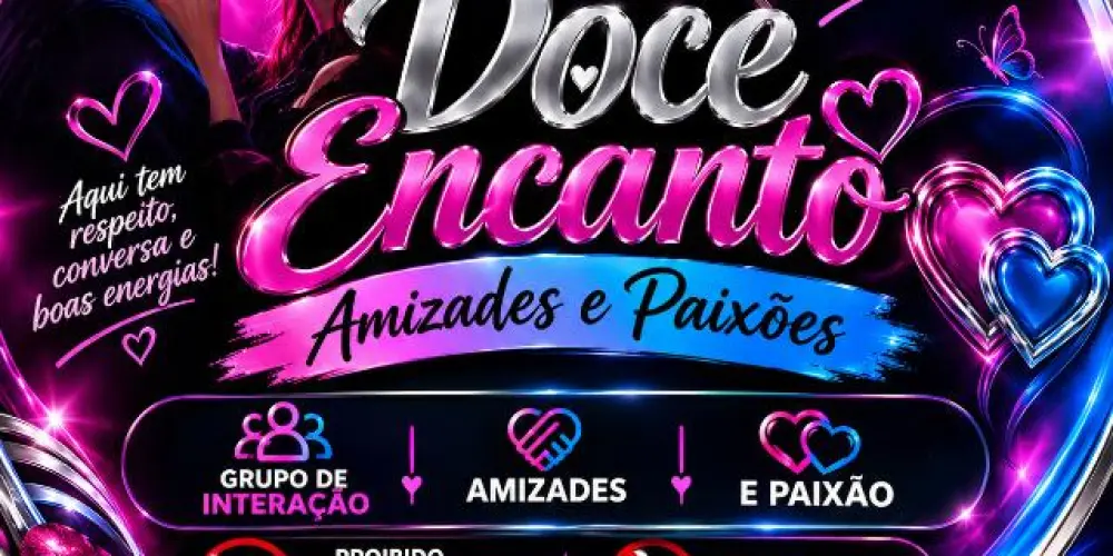 Imagem do grupo de WhatsApp Doce encanto amizades e paixão