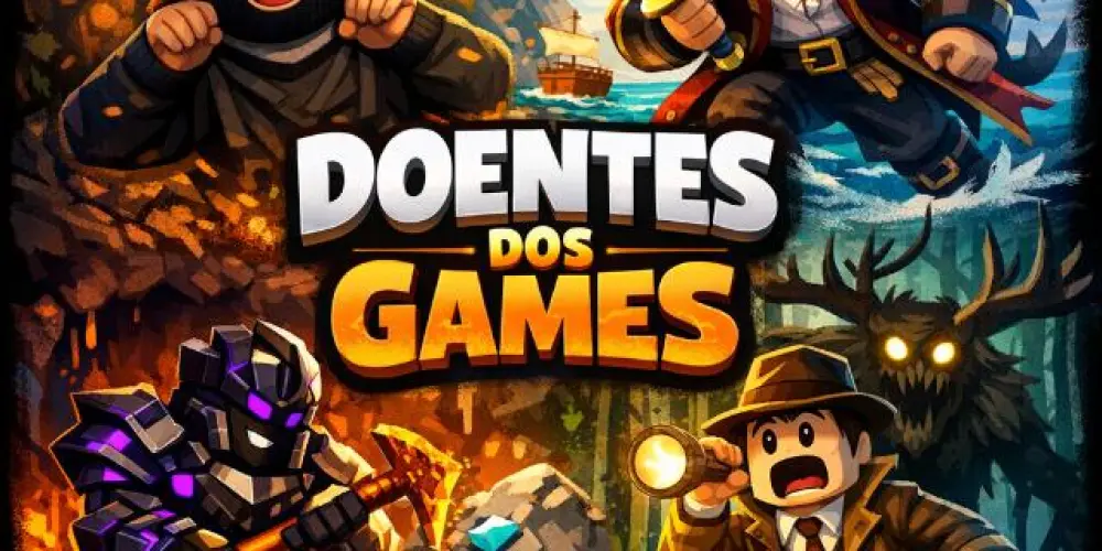 Imagem do grupo de WhatsApp Doentes Dos Games