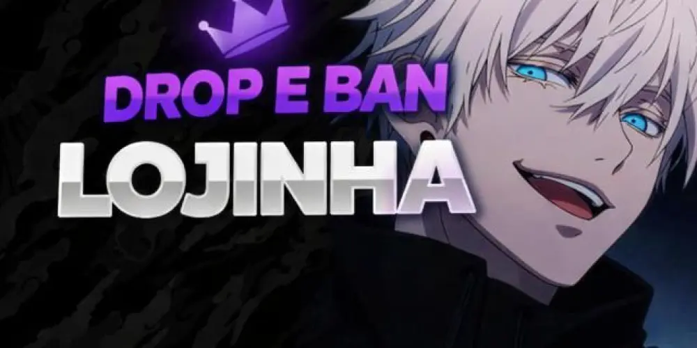 Imagem do grupo de WhatsApp DROP/BAN LOJINHA