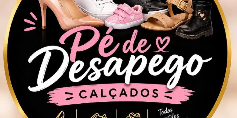 Imagem do grupo de WhatsApp 👠𝐏É 𝐃𝐄 𝐃𝐄𝐒𝐀𝐏𝐄𝐆𝐎👠 📍 𝐆𝐎𝐈Â𝐍𝐈𝐀 & 𝐓𝐑𝐈𝐍𝐃𝐀𝐃𝐄 ✨Seu próximo par pode estar aqui!🛍️💖 Compre, venda e desapega.