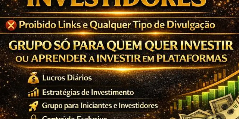Imagem do grupo de WhatsApp ELITE DOS INVESTIDORES 🏦💰