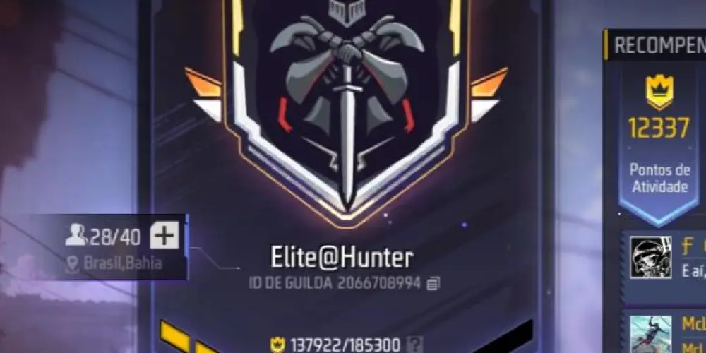 Imagem do grupo de WhatsApp Elite_hunter recrutamento