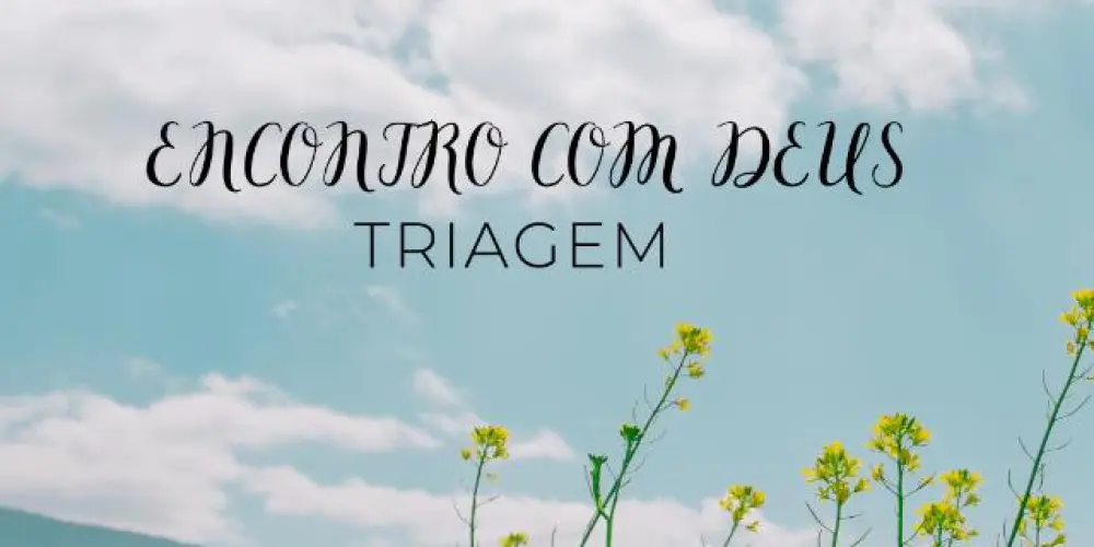 Imagem do grupo de WhatsApp ENCONTRO COM DEUS TRIAGEM