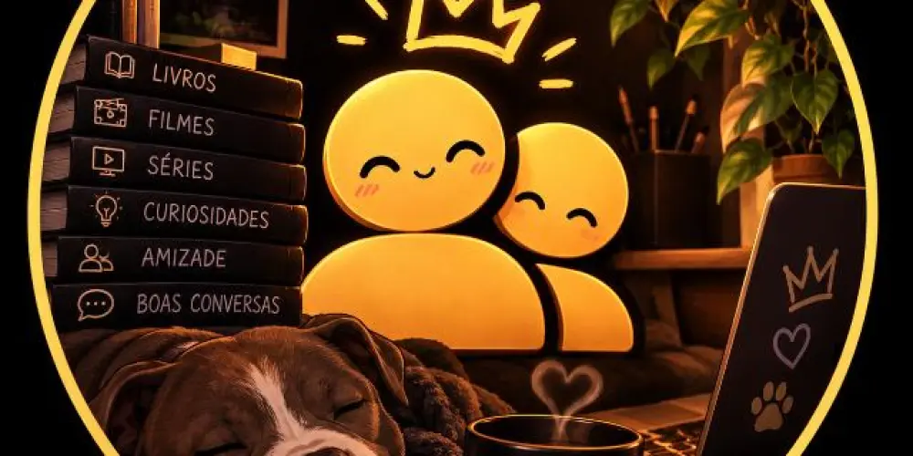 Imagem do grupo de WhatsApp Entre livros e amigos 📚